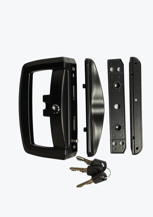 Commercial Sliding Door Lock D Handle Single Cylinder (Inside)