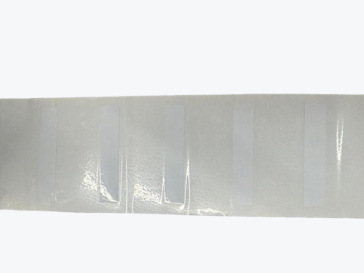 White Bars 50M Roll – 50×10mm with 35mm Spacing
