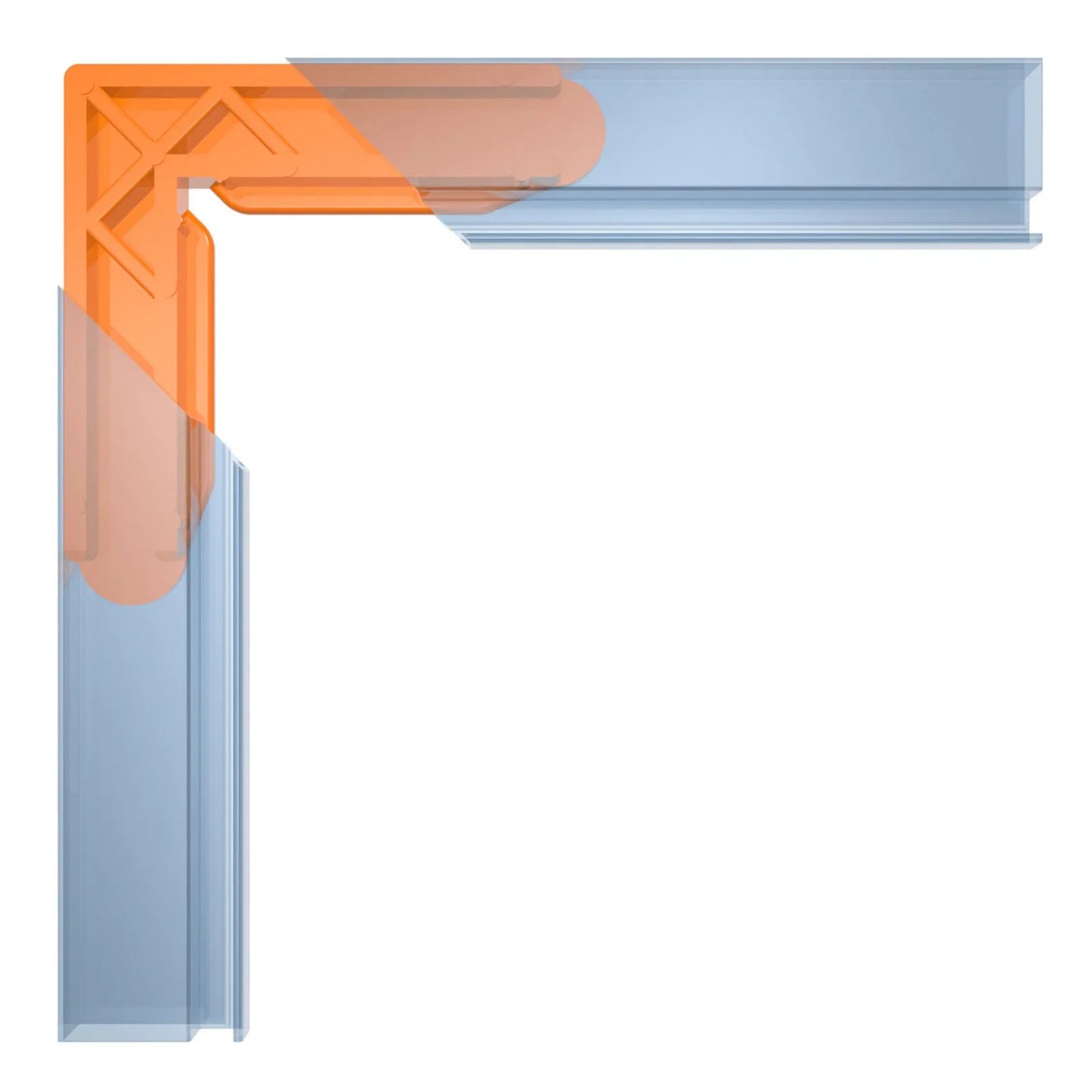 Fly Screen Corner Stake Plastic 11mm x 25mm Frame