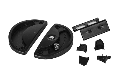 Fly Door Latch Black Set